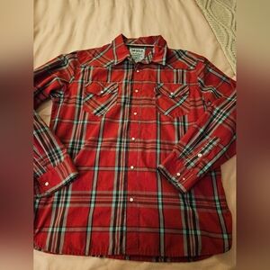 Levi’s Signature Plaid‎ Pearl Snap Shirt.